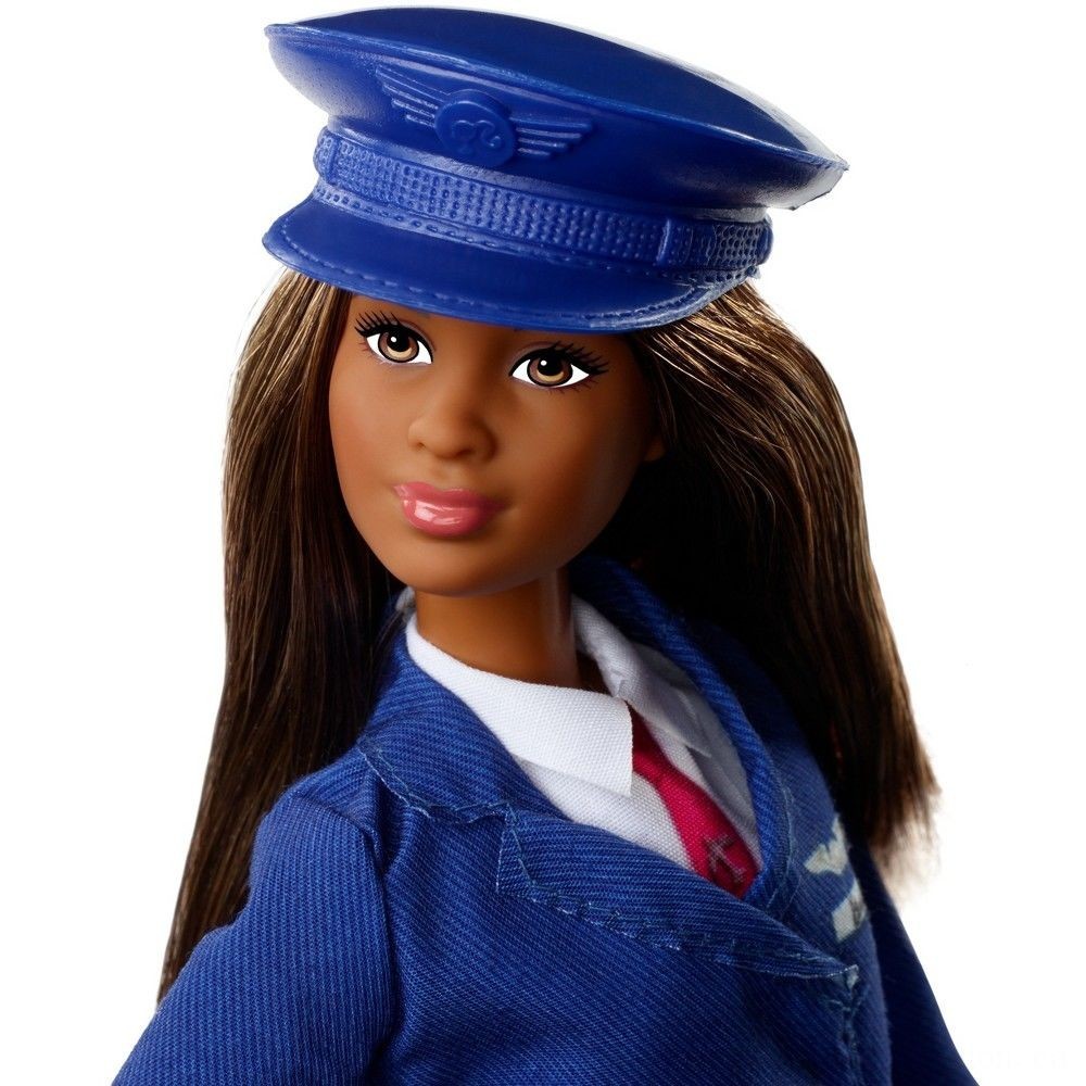 Fall Sale - Barbie Careers 60th Wedding Anniversary Captain Doll - Friends and Family Sale-A-Thon:£6