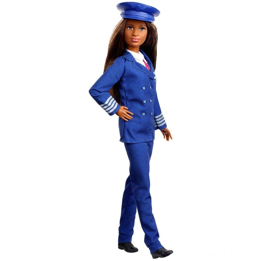 Father's Day Sale - Barbie Careers 60th Anniversary Pilot Doll - Labor Day Liquidation Luau:£6[hoa5284ua]