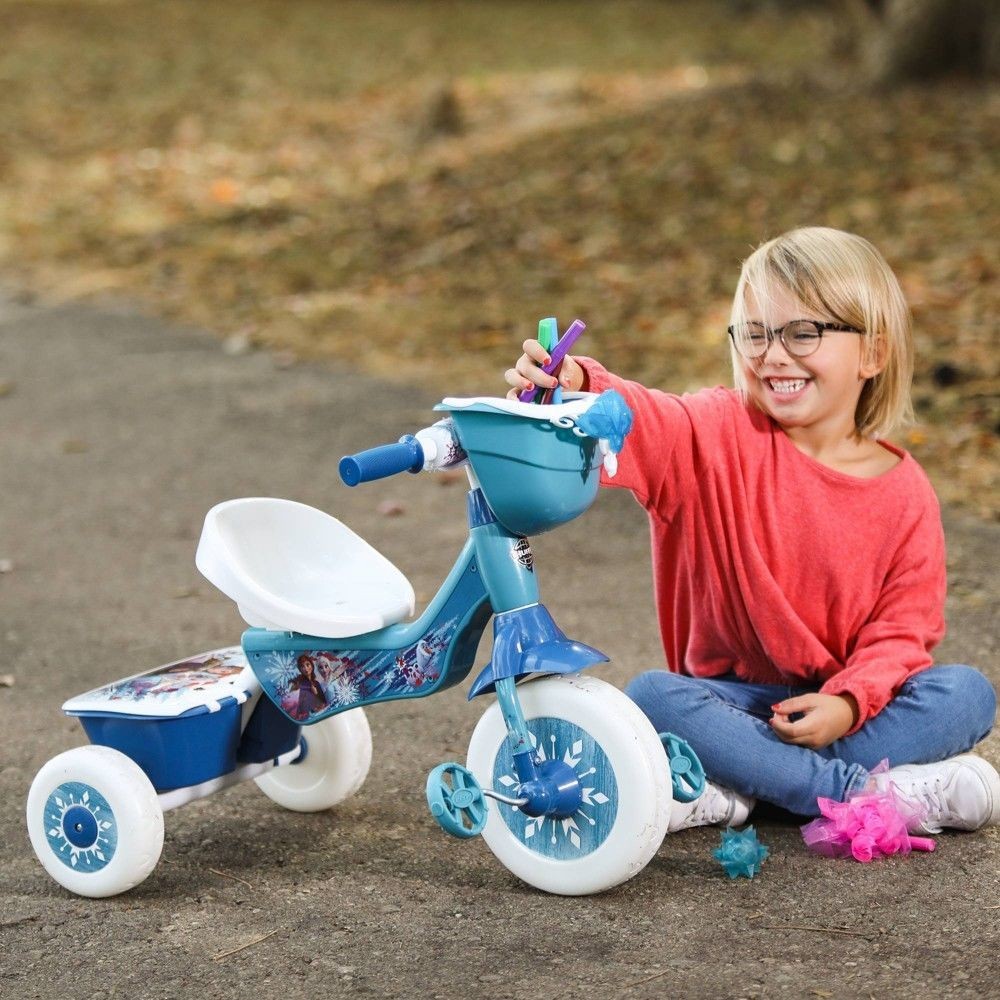 Huffy Disney Frozen Technique Storage Space Tricycle - Blue, Female's