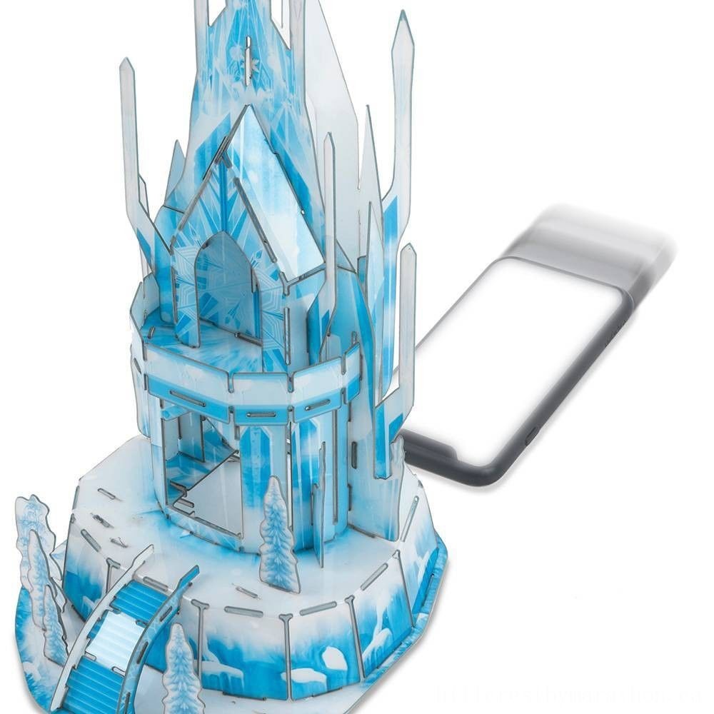 Cardinal Disney Frozen 3D Hologram Ice Fortress Problem 47pc, Kids Unisex