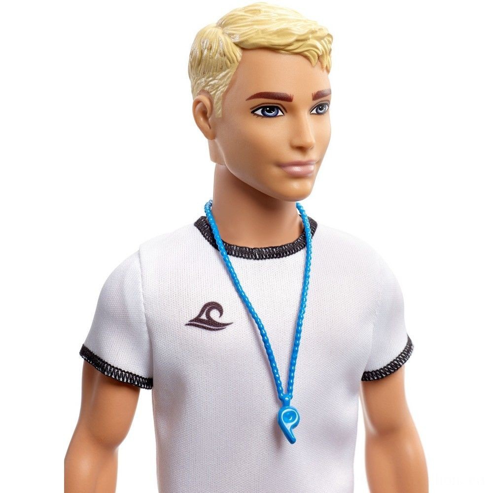 Barbie Ken Career Lifeguard Toy