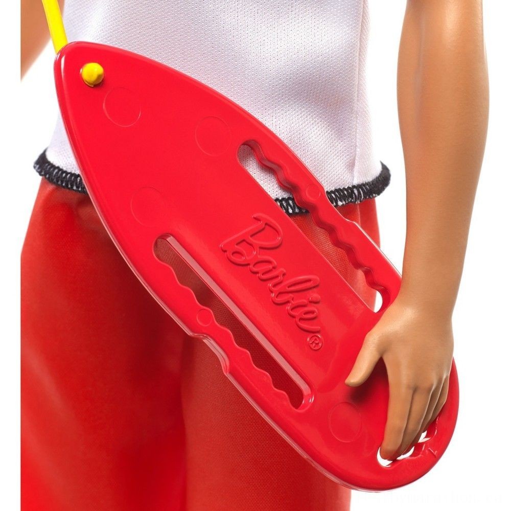 Winter Sale - Barbie Ken Job Lifeguard Toy - Savings:£6