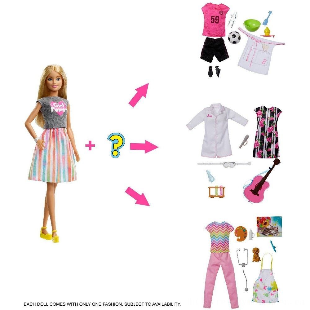 Unbeatable - Barbie Unpleasant Surprise Career Dolly - Liquidation Luau:£11[jca5303ba]