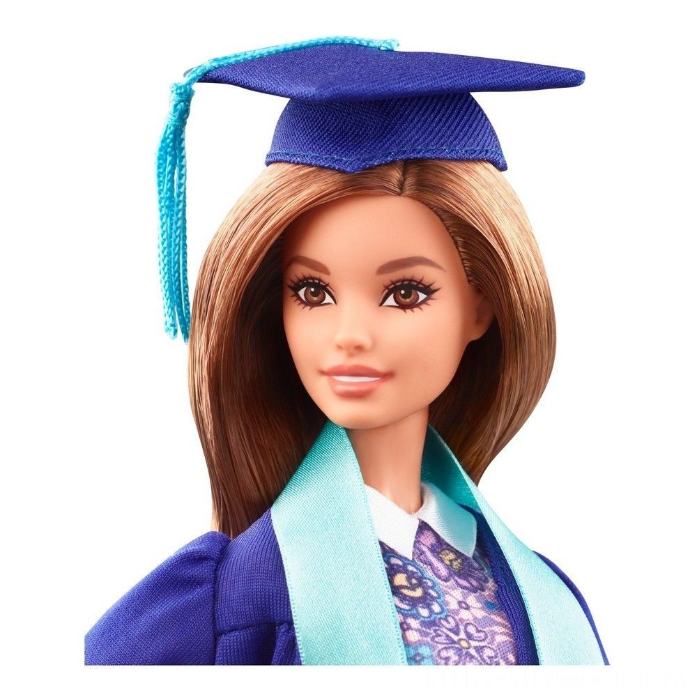 Click and Collect Sale - Barbie College Graduation Time Teresa Dolly - Weekend:£14[nea5305ca]