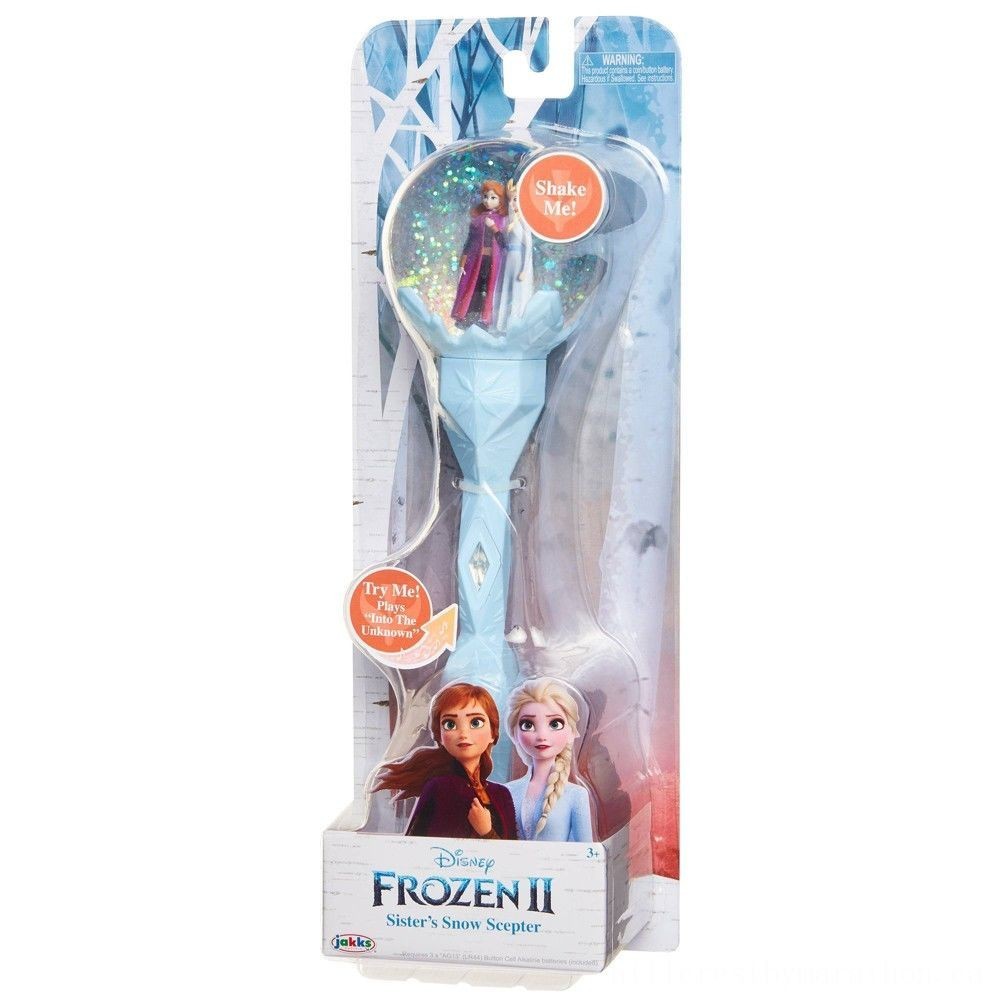 Mega Sale - Disney Frozen 2 Sibling's Powder snow Scepter - Liquidation Luau:£11[coa5312li]