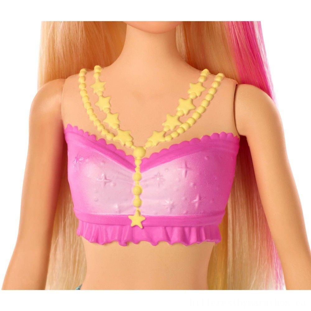 60% Off - Barbie Dreamtopia Dazzle Lights Mermaid - Online Outlet Extravaganza:£12