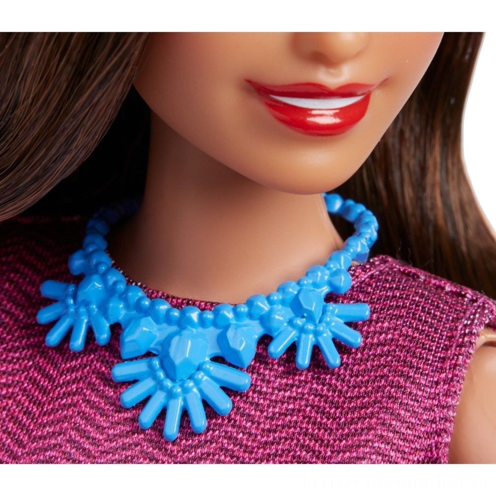 Price Cut - Barbie Careers 60th Anniversary Headlines Anchor Figure - Black Friday Frenzy:£6