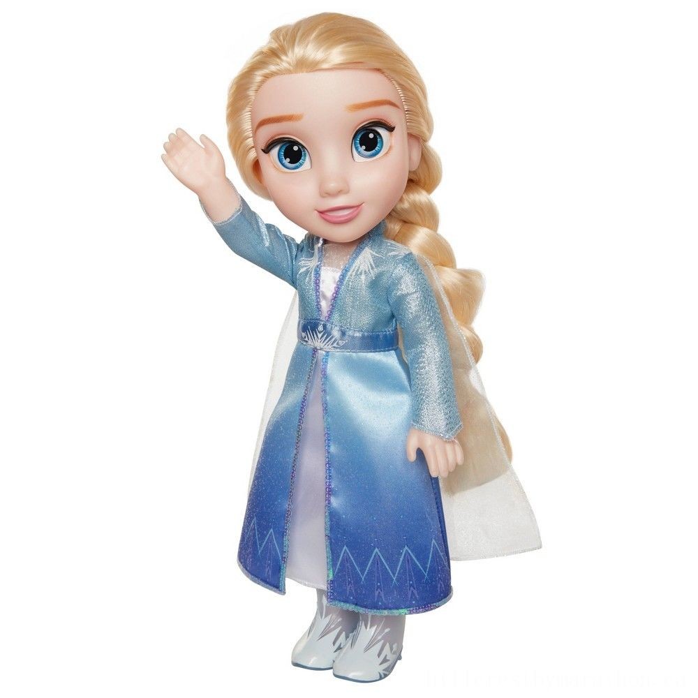 Half-Price - Disney Frozen 2 Elsa Journey Figure - Fourth of July Fire Sale:£14