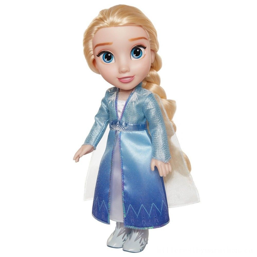 Stocking Stuffer Sale - Disney Frozen 2 Elsa Journey Figurine - Memorial Day Markdown Mardi Gras:£14[bea5321nn]