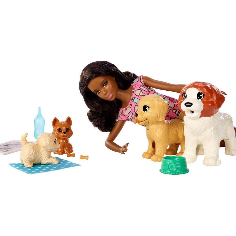 Liquidation Sale - Barbie Dog Daycare Nikki Dolly &&   <br>Pet dog - X-travaganza:£15[nea5322ca]