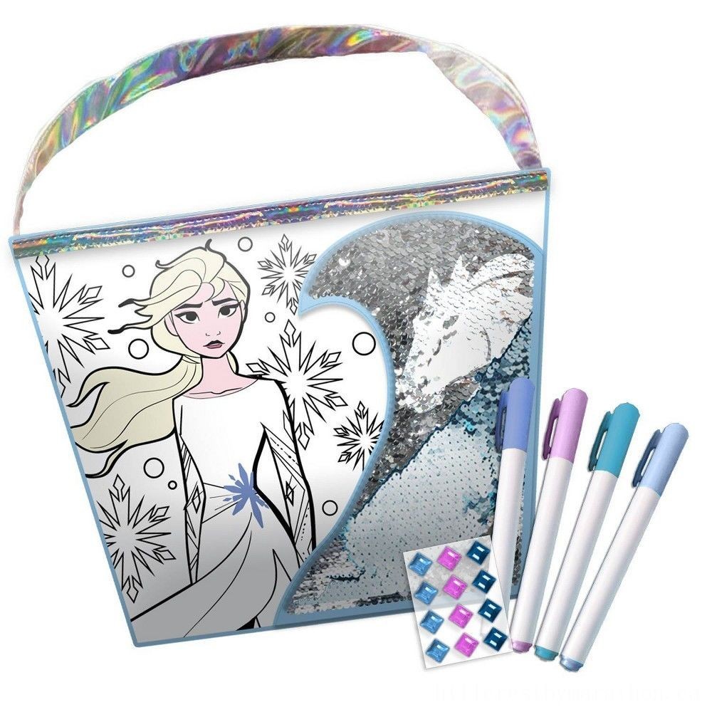 Price Drop - Disney Frozen 2 Different Colors and also Type Sequin Handbag Task Set - Markdown Mardi Gras:£9[jca5323ba]