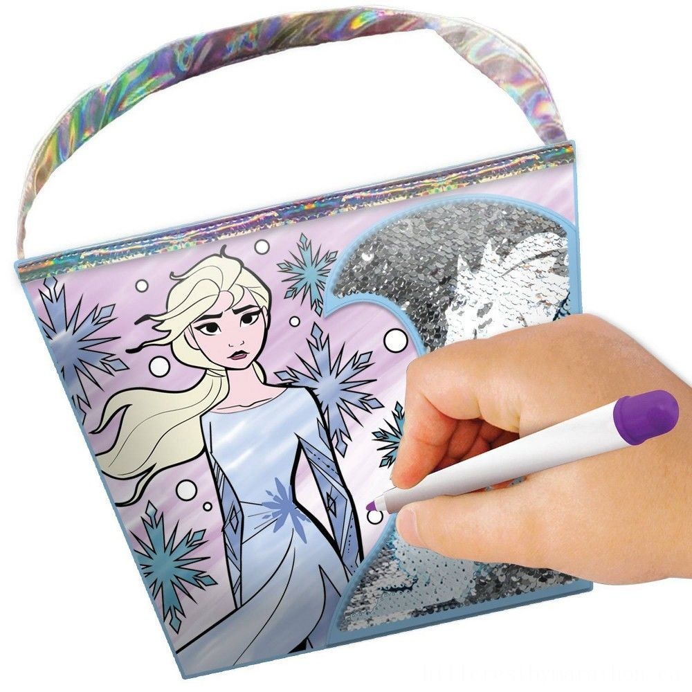 Disney Frozen 2 Color and also Design Sequin Bag Task Place