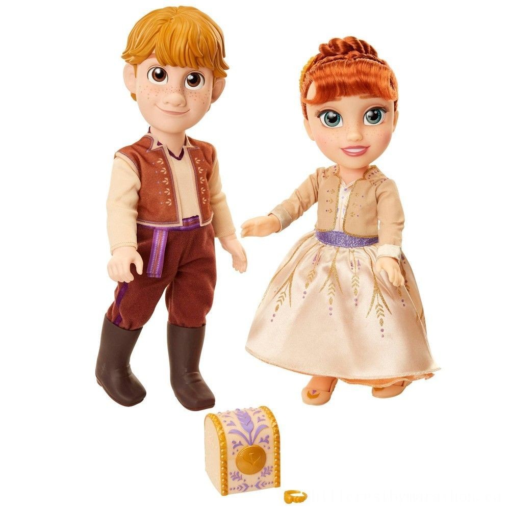 Click and Collect Sale - Disney Frozen 2 Anna and Kristoff Proposition Gift Specify 2pk - Value:£31[laa5337ma]