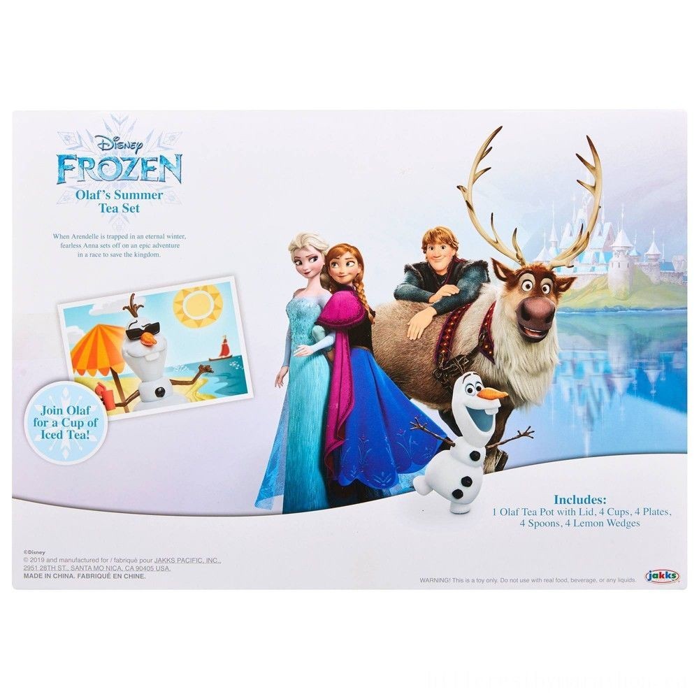 Distress Sale - Disney Frozen Olaf's Summer season Tea service - Two-for-One Tuesday:£10[coa5340li]