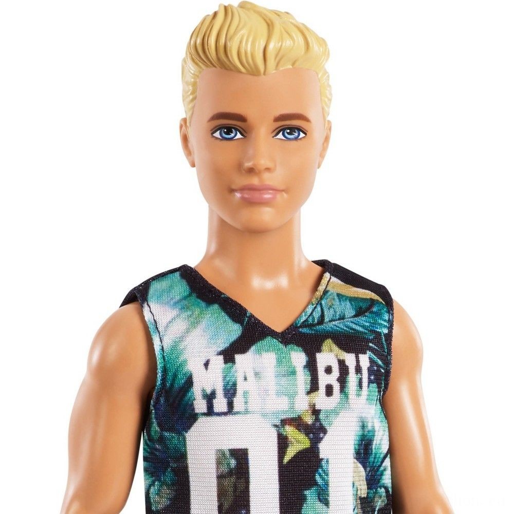 Closeout Sale - Barbie Ken Fashionistas Figure - Video Game Sunday - Hot Buy:£7