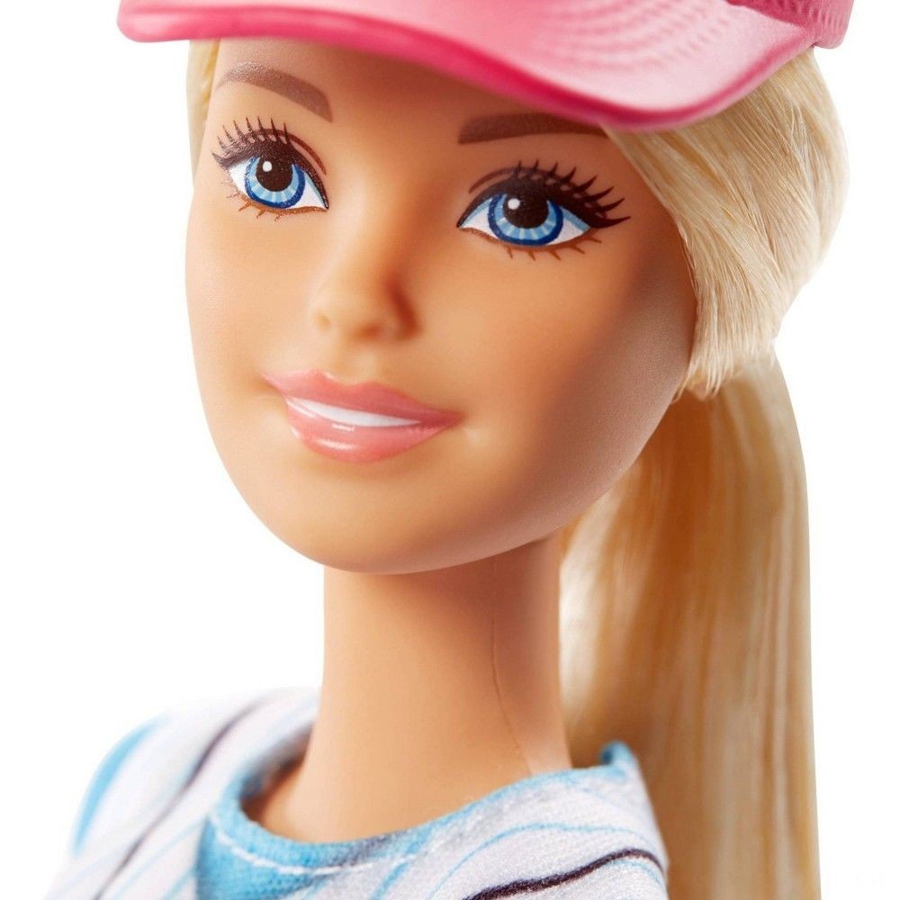 Barbie Made to Move Baseball Player Figurine