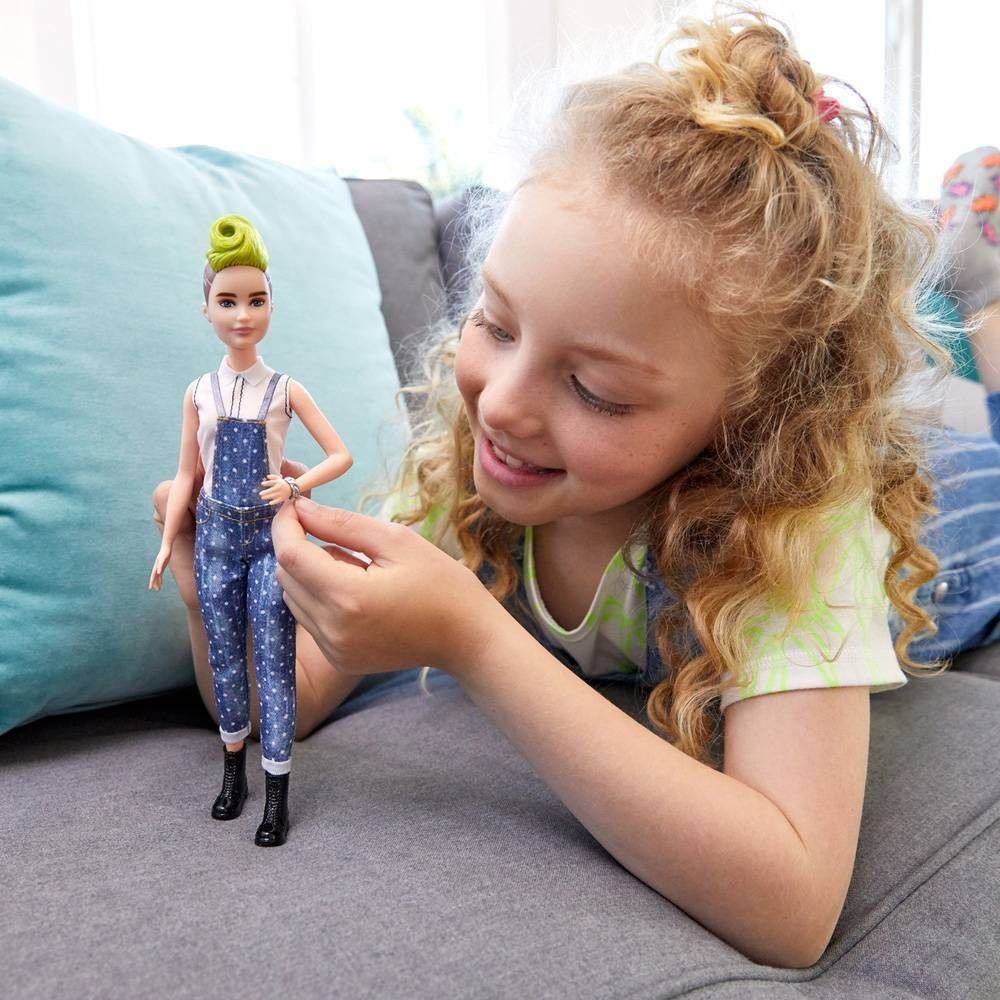New Year's Sale - Barbie Fashionistas Toy # 124 Eco-friendly Mohawk - Value-Packed Variety Show:£5[coa5356li]