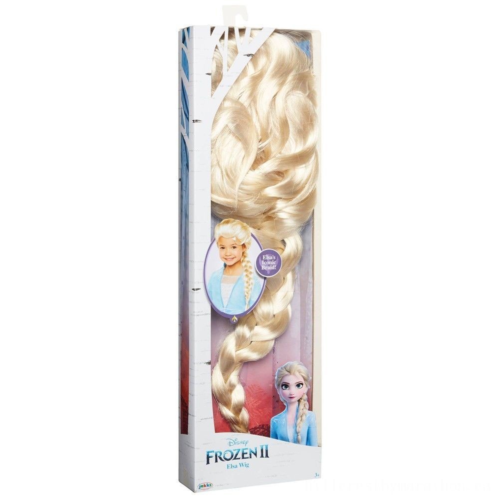 Doorbuster - Disney Frozen 2 Elsa Wig, Yellowish - Reduced:£12[coa5361li]