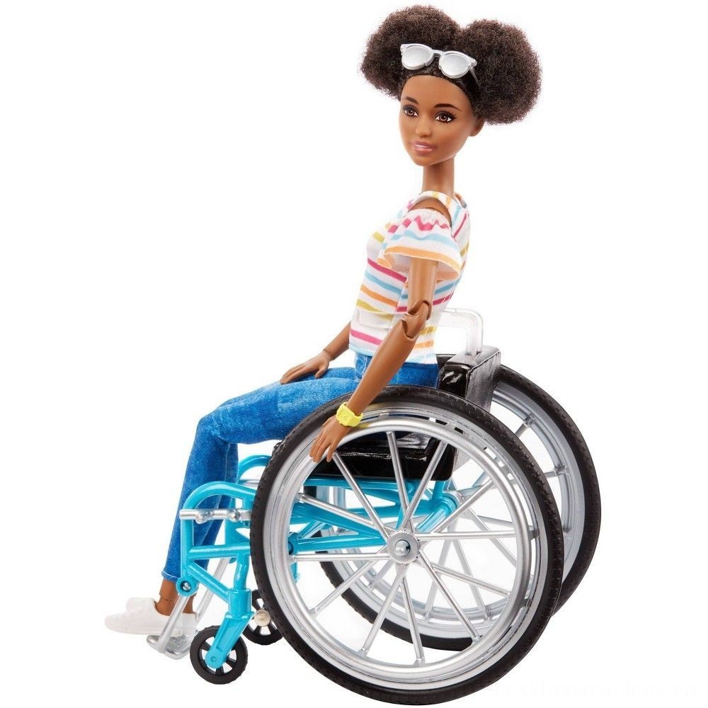 Markdown - Barbie Fashionistas Figure # 133 Redhead with Moving Mobility Device as well as Ramp - Friends and Family Sale-A-Thon:£10[laa5366co]