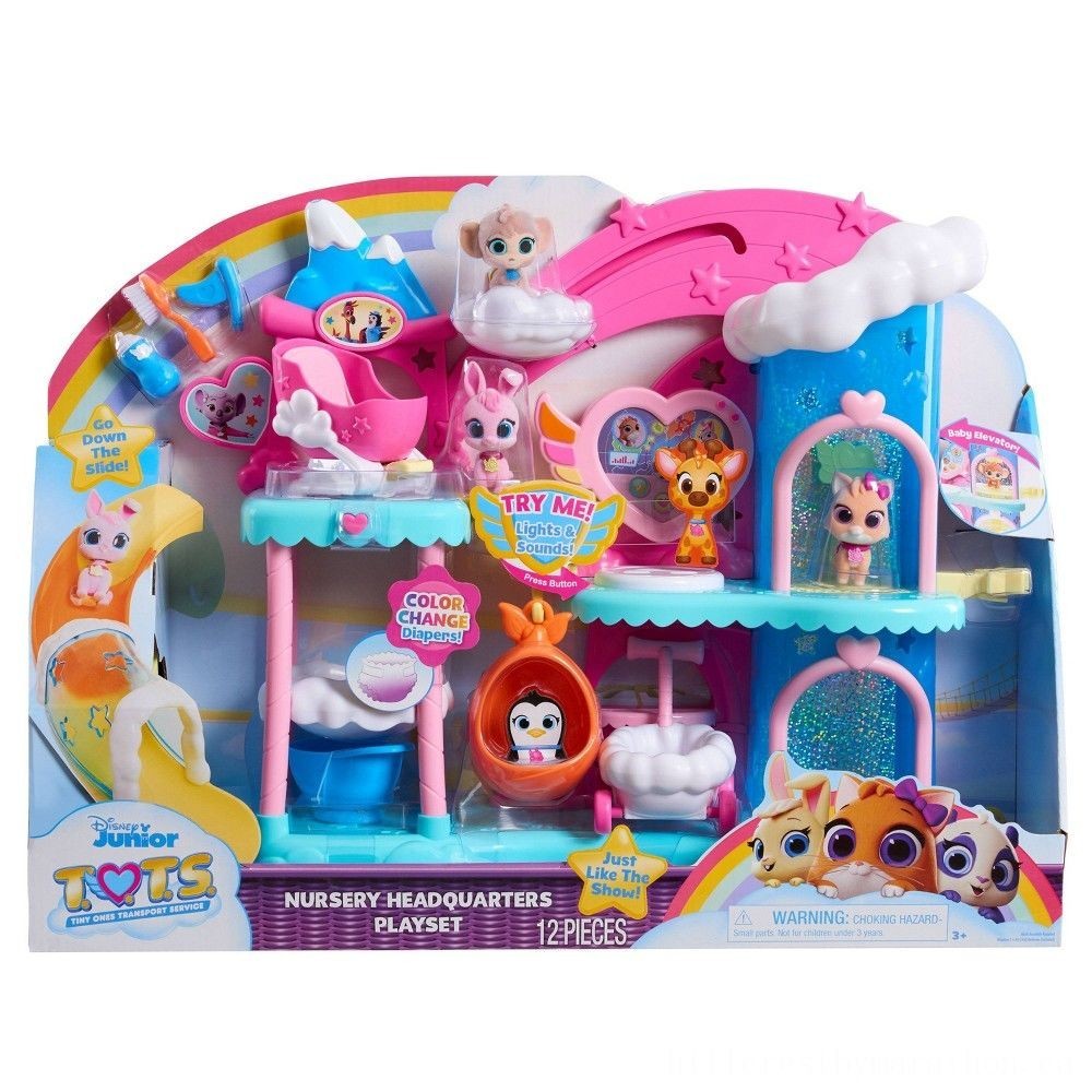 Gift Guide Sale - Disney T.O.T.S. Baby Room Central Office Playset - Doorbuster Derby:£31[coa5395li]
