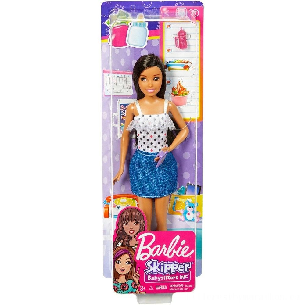 Barbie Captain Babysitters Inc. Black Hair Figure Playset