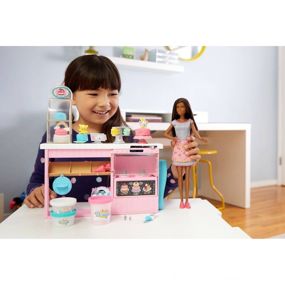 Clearance Sale - Barbie Birthday Cake Bakeshop Playset - Fourth of July Fire Sale:£18[nea5427ca]