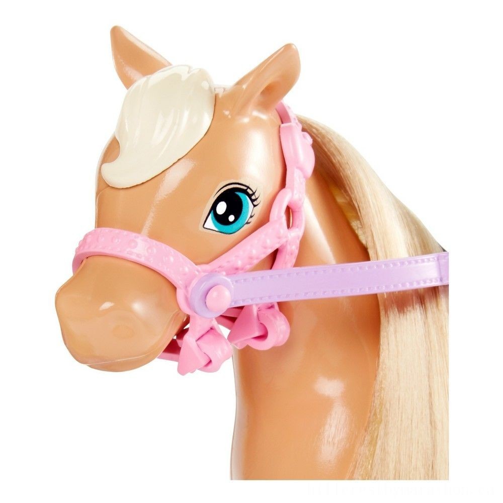Barbie Chelsea Dolly && Pony Playset