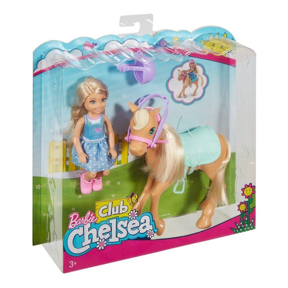 Hurry, Don't Miss Out! - Barbie Chelsea Dolly &&    Horse Playset - Thanksgiving Throwdown:£9[ala5431co]