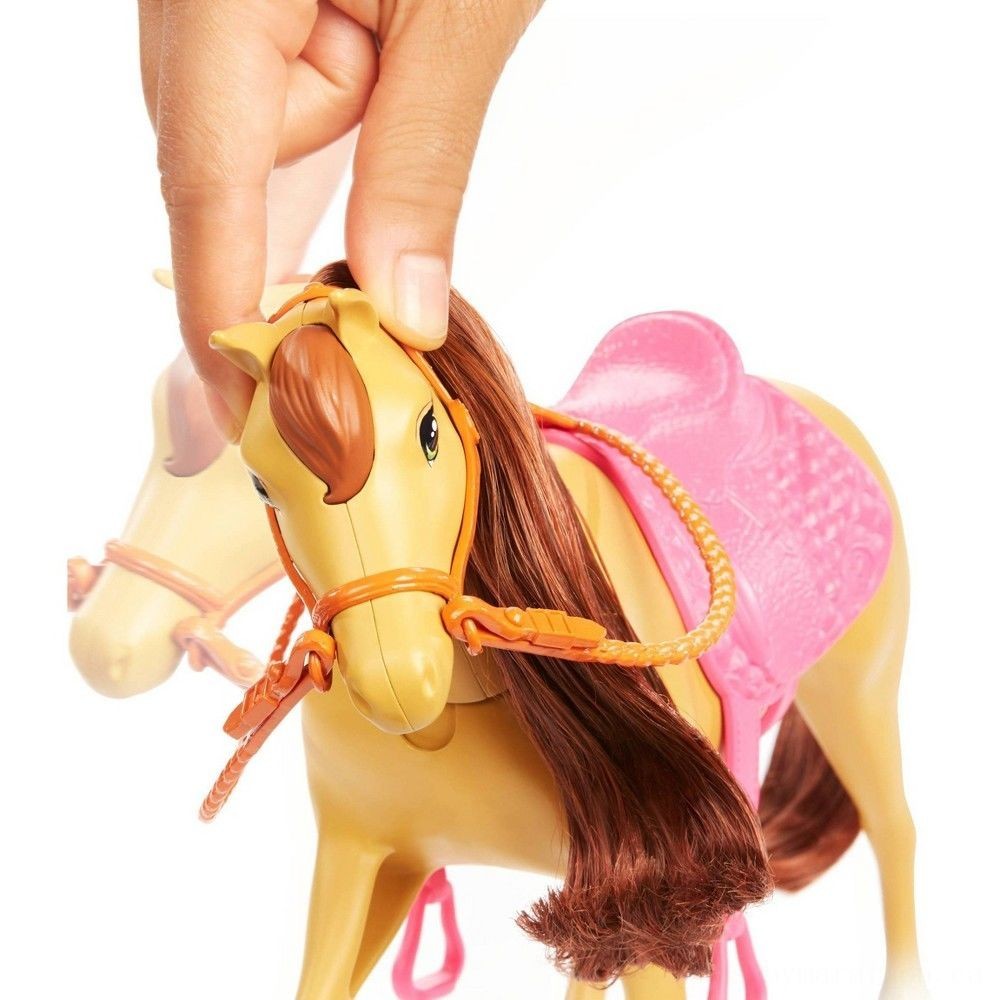 Web Sale - Barbie Hugs 'N' Horses Playset - Blowout:£36[nea5434ca]