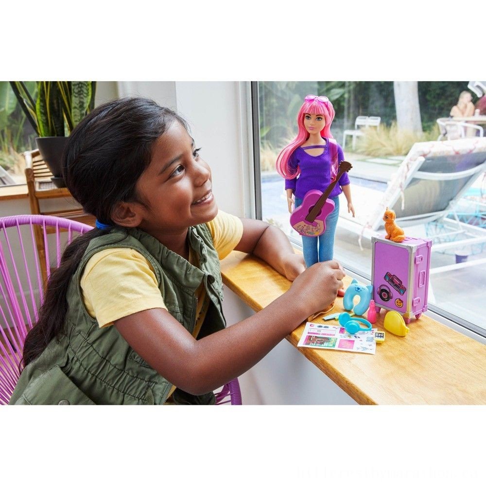 Valentine's Day Sale - Barbie Sissy Trip Doll &&    Kitten Playset - Hot Buy Happening:£15[cha5438ar]