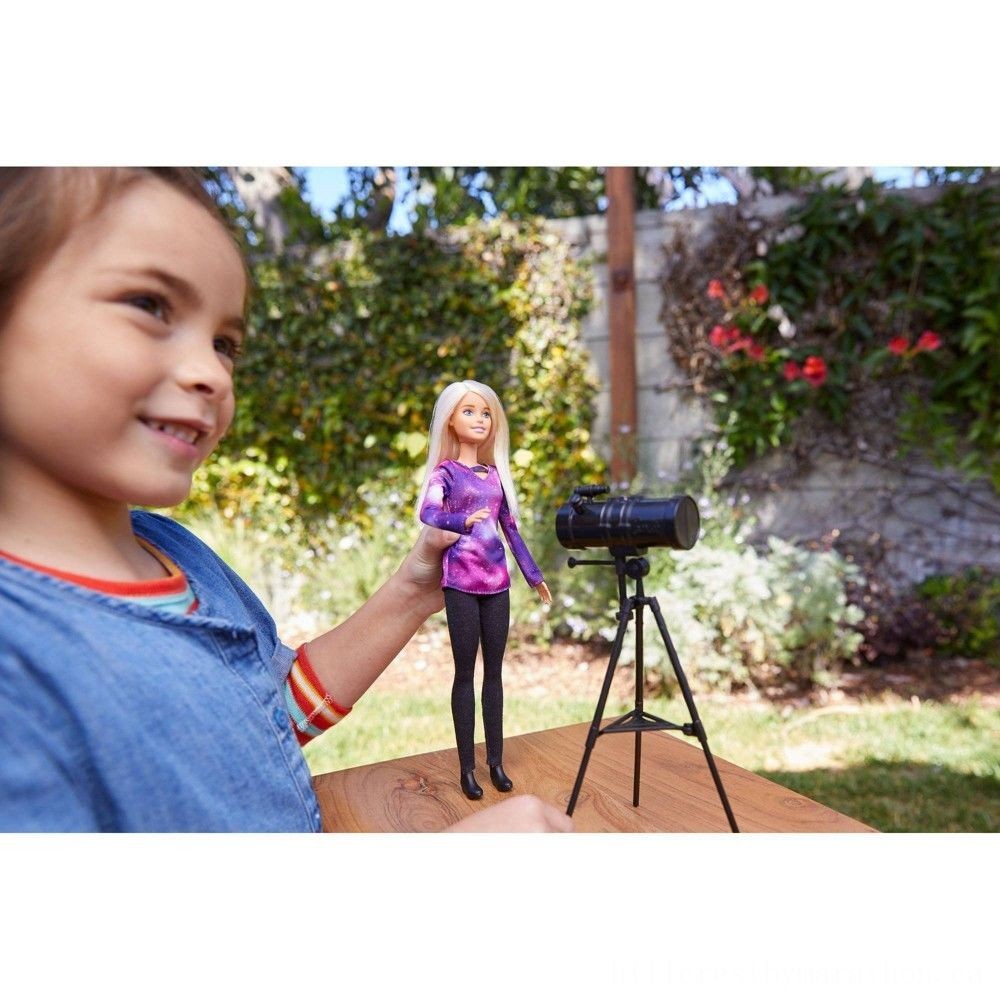 Flash Sale - Barbie National Geographic Astronomer Playset - Off-the-Charts Occasion:£11[hoa5440ua]