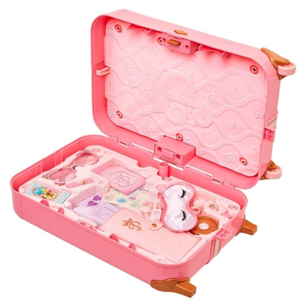 Bonus Offer - Disney Little Princess Type Collection Play Traveling Bag Travel Set - Virtual Value-Packed Variety Show:£29[saa5453nt]