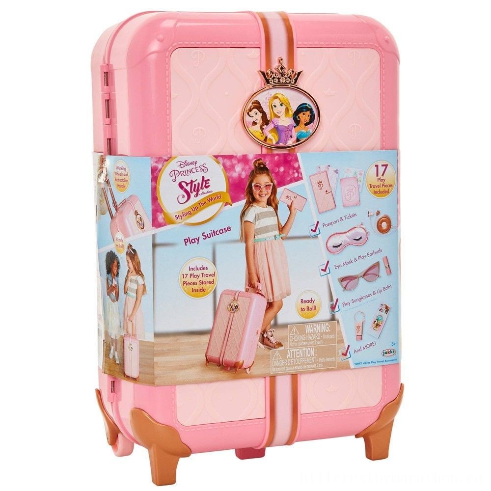 Weekend Sale - Disney Little Princess Design Selection Play Bag Travel Set - Markdown Mardi Gras:£29