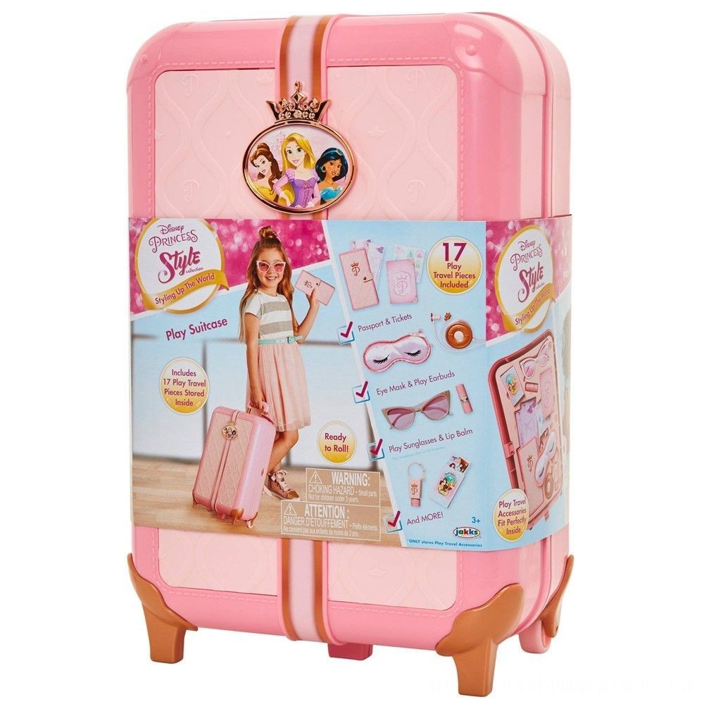 Bonus Offer - Disney Little Princess Type Collection Play Traveling Bag Travel Set - Virtual Value-Packed Variety Show:£29[saa5453nt]