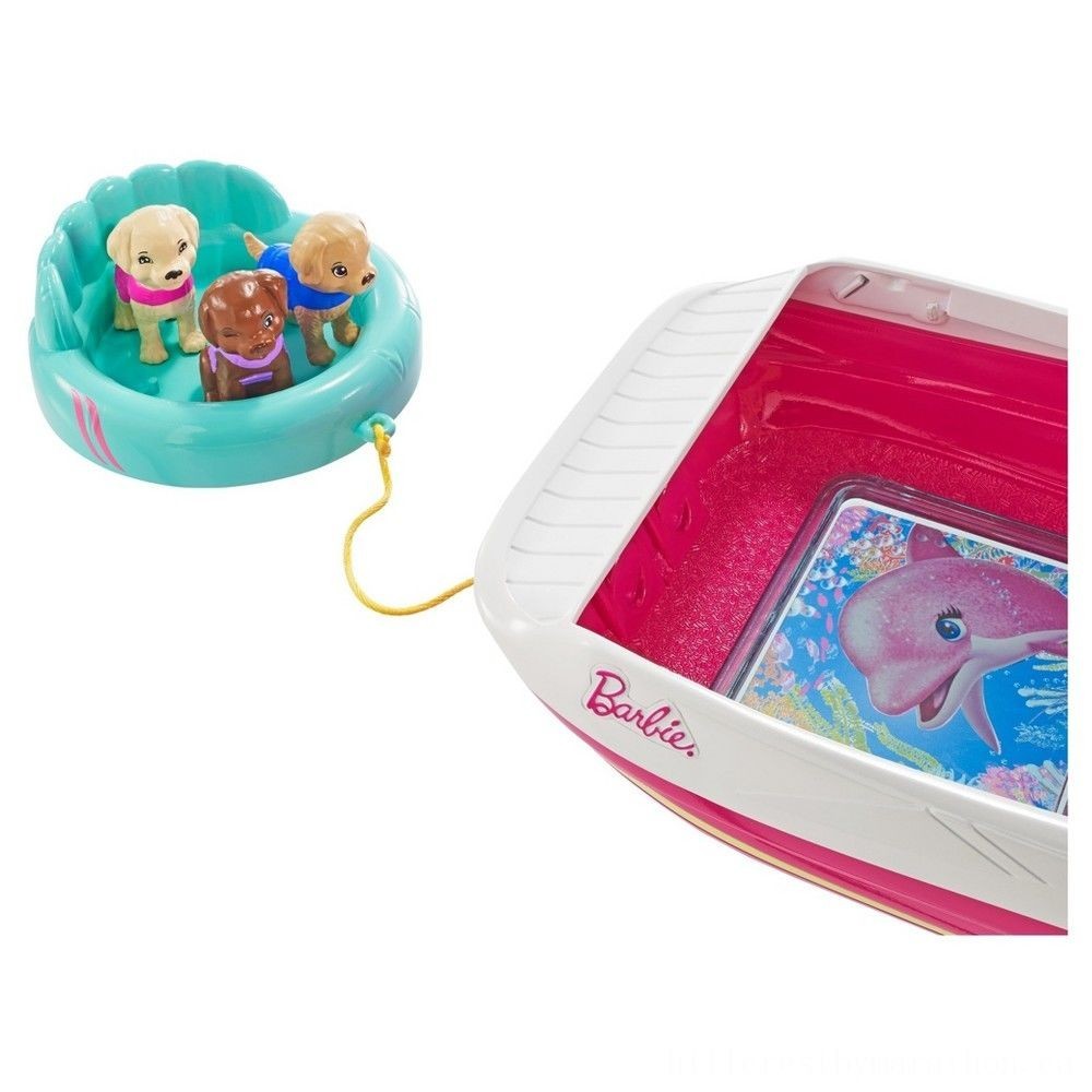 Labor Day Sale - Barbie Dolphin Miracle Sea Scenery Watercraft - President's Day Price Drop Party:£13[nea5462ca]