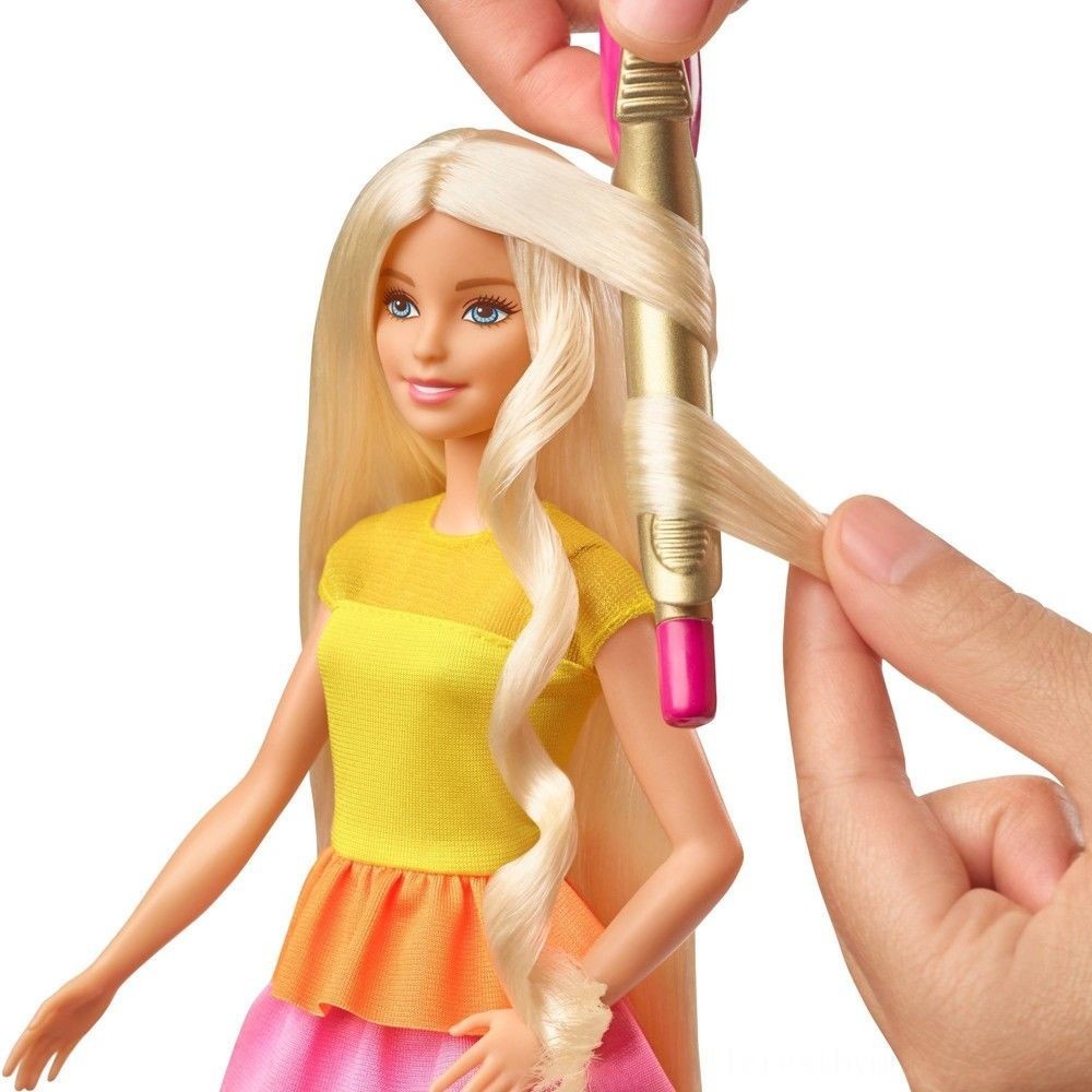 Lowest Price Guaranteed - Barbie Ultimate Curls Doll and also Playset - Give-Away Jubilee:£11[cha5464ar]
