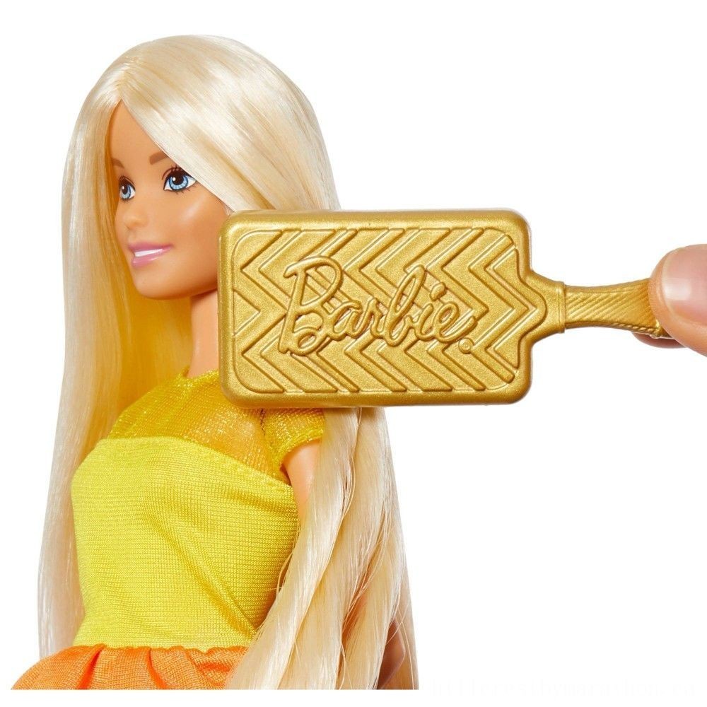 Independence Day Sale - Barbie Ultimate Curls Dolly and also Playset - Black Friday Frenzy:£11