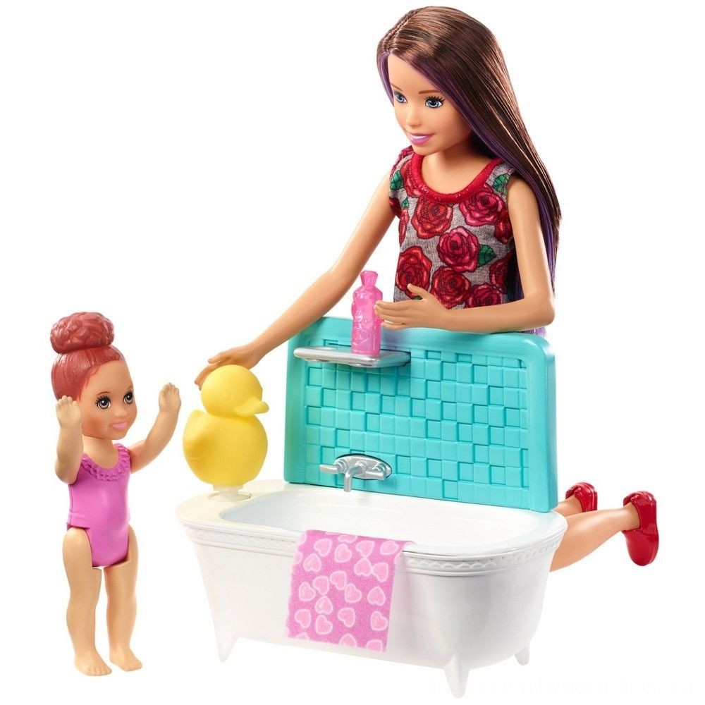 Mega Sale - Barbie Captain Babysitters Inc. Dolly &&    Playset- Blond - Deal:£9[nea5469ca]