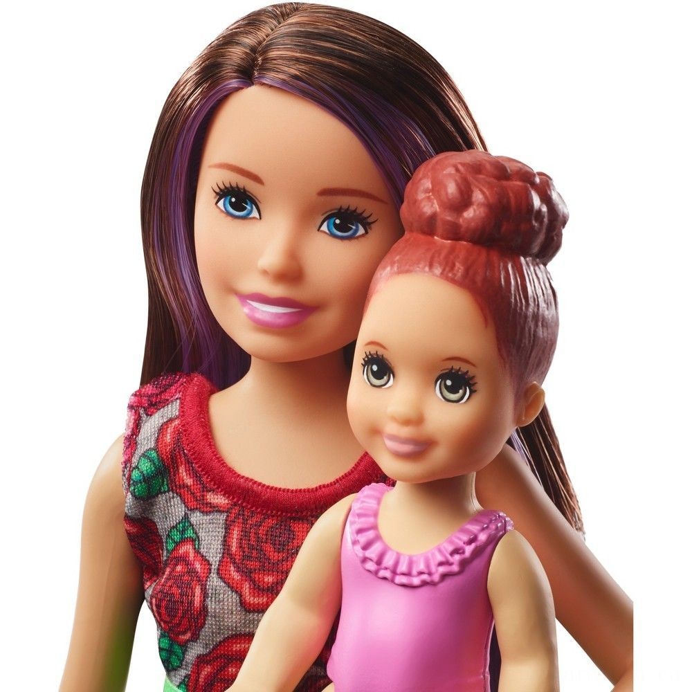 Barbie Skipper Babysitters Inc. Figure && Playset- Blond