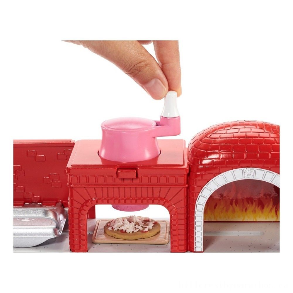 Special - Barbie Careers Pizza Chef Nikki Dolly and also Playset - Liquidation Luau:£16[laa5483ma]