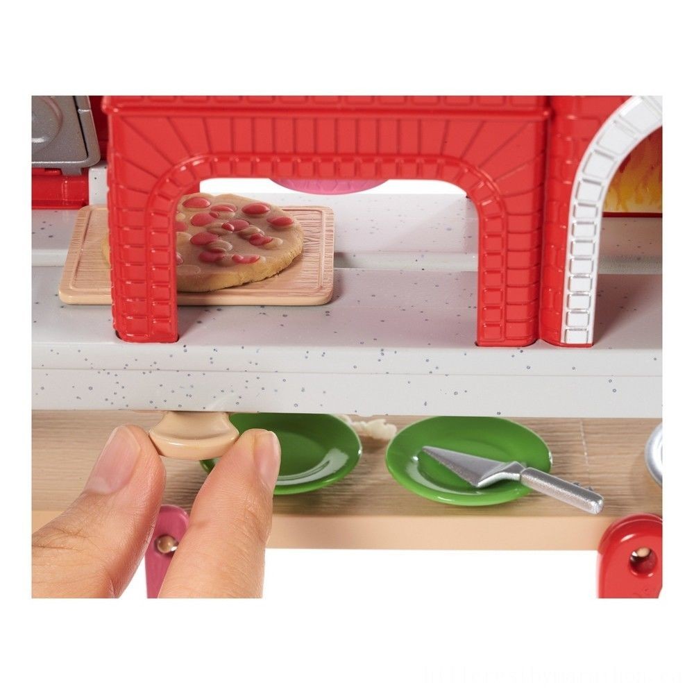 Distress Sale - Barbie Careers Pizza Chef Dolly and also Playset - Mid-Season:£15[nea5488ca]