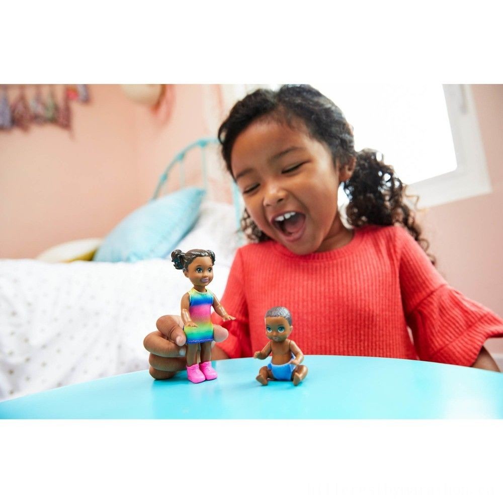 Final Clearance Sale - Barbie Skipper Babysitters Inc 3pk - Clearance Carnival:£3