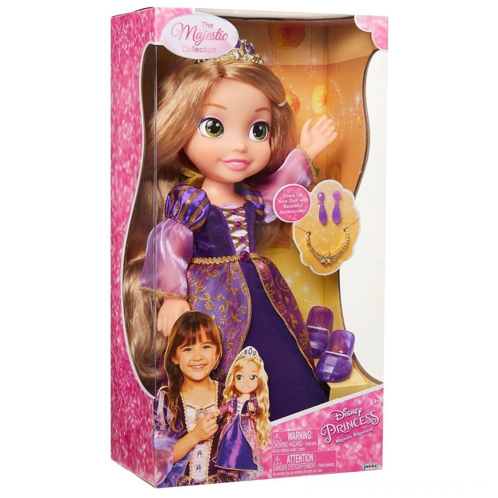 Disney Little Princess Majestic Compilation Rapunzel Dolly