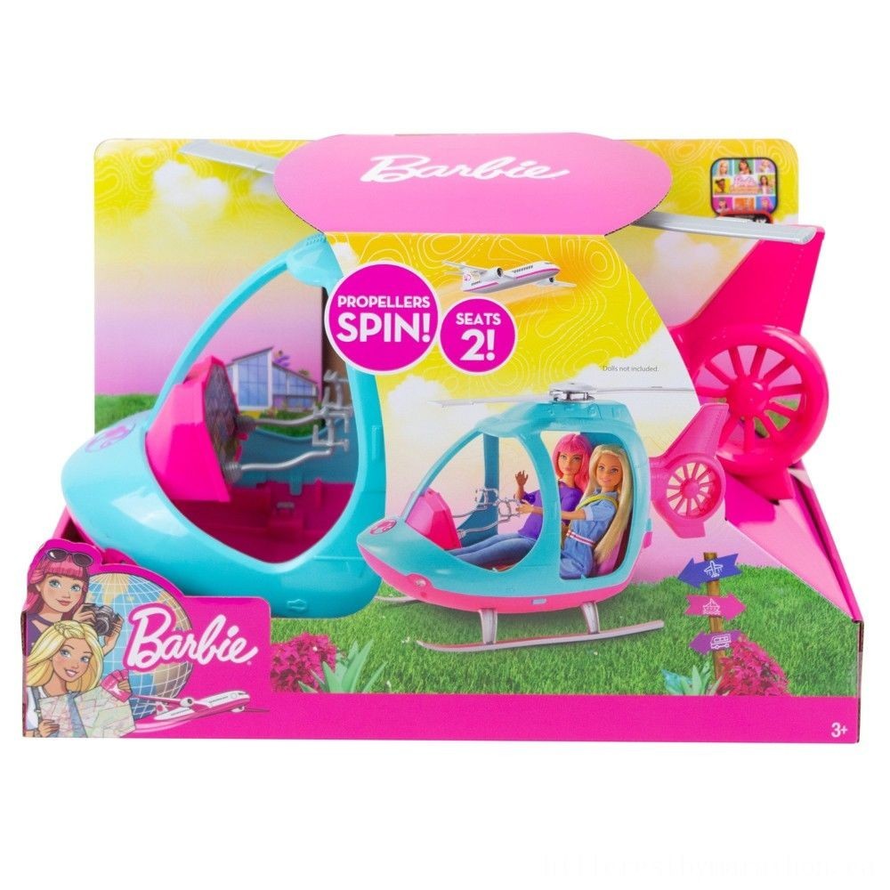 Barbie Traveling Helicopter, toy automobile playsets