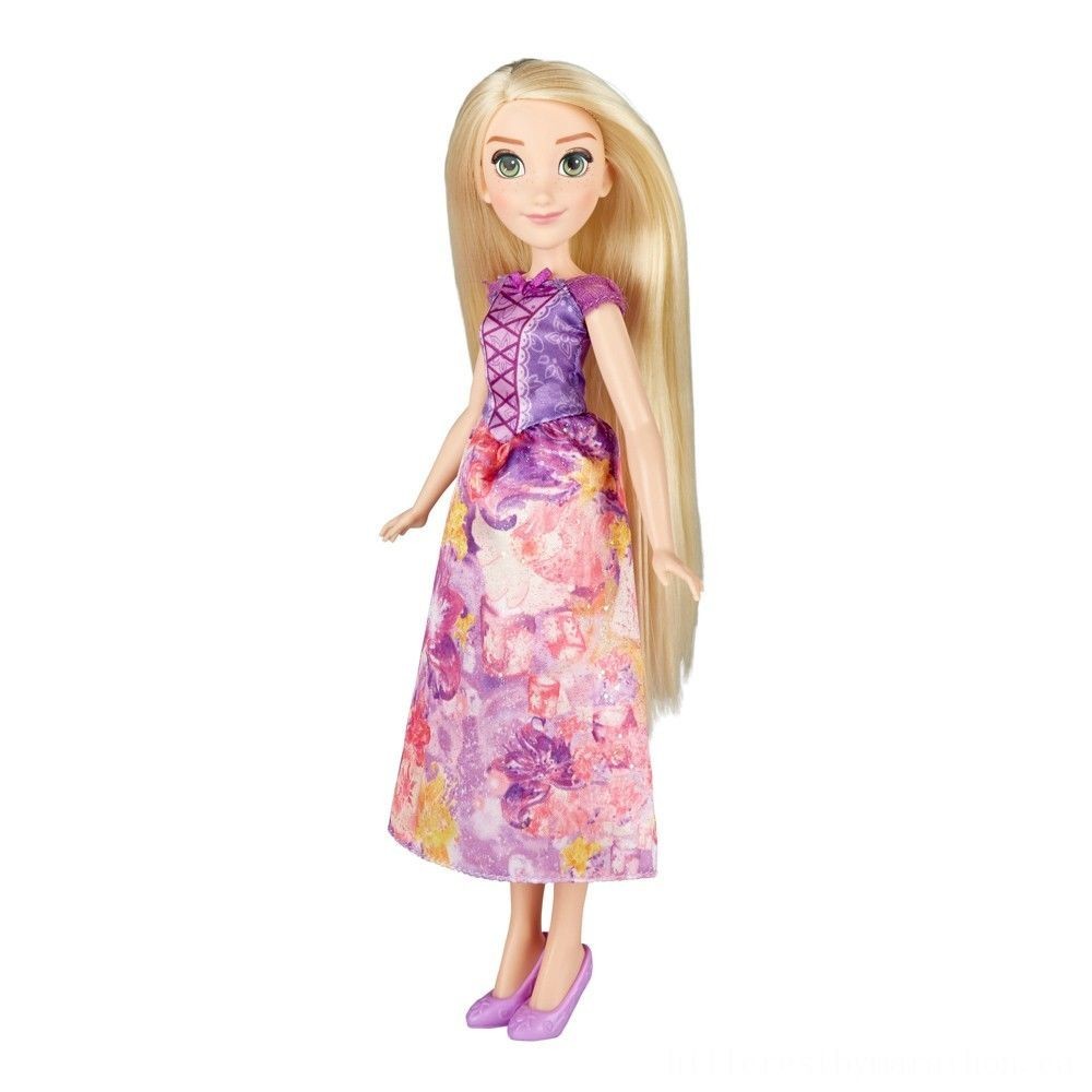 Disney Little Princess Royal Glimmer - Rapunzel Doll