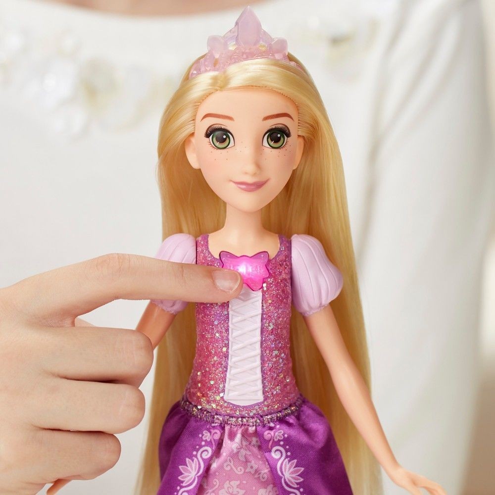 Disney Little Princess Shimmering Track Rapunzel, Singing Figure
