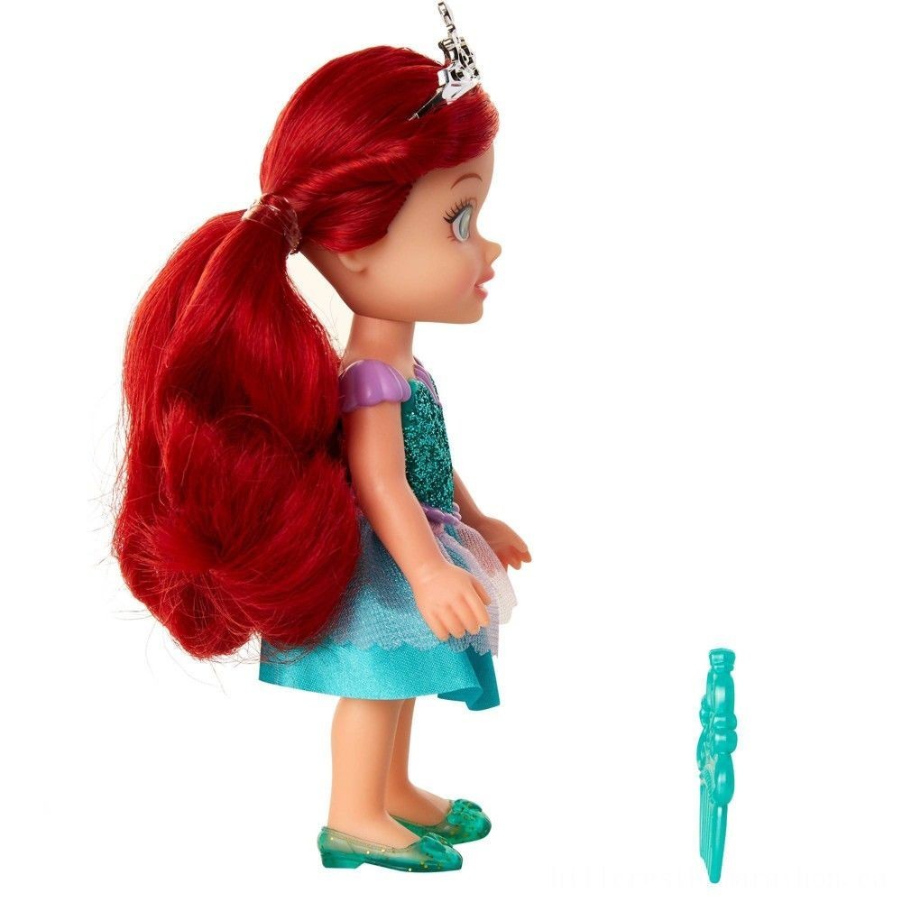 January Clearance Sale - Disney Princess Or Queen Petite Ariel Style Figurine - Digital Doorbuster Derby:£8[coa5500li]