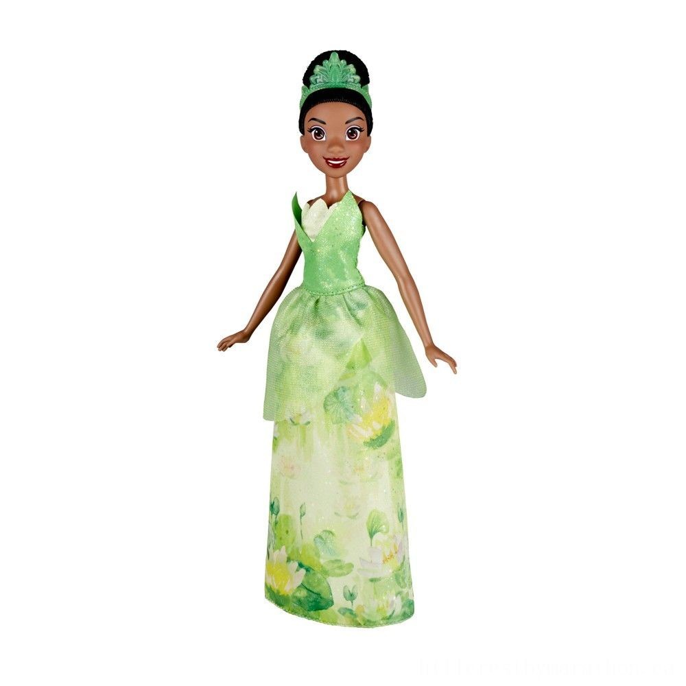 Cyber Monday Sale - Disney Princess Or Queen Royal Glimmer - Tiana Doll - Extravaganza:£7