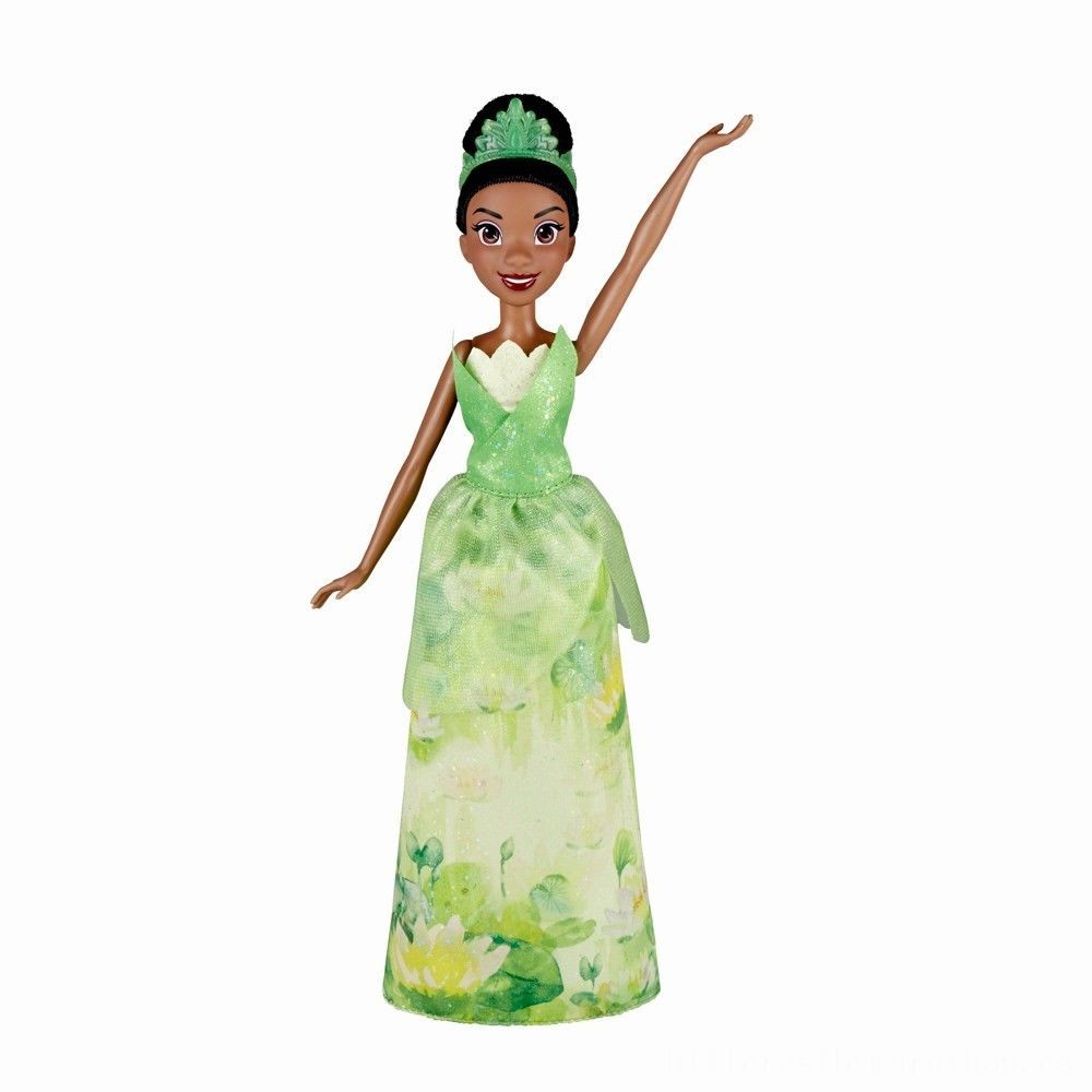 Final Clearance Sale - Disney Princess Or Queen Royal Glimmer - Tiana Figurine - Steal:£7