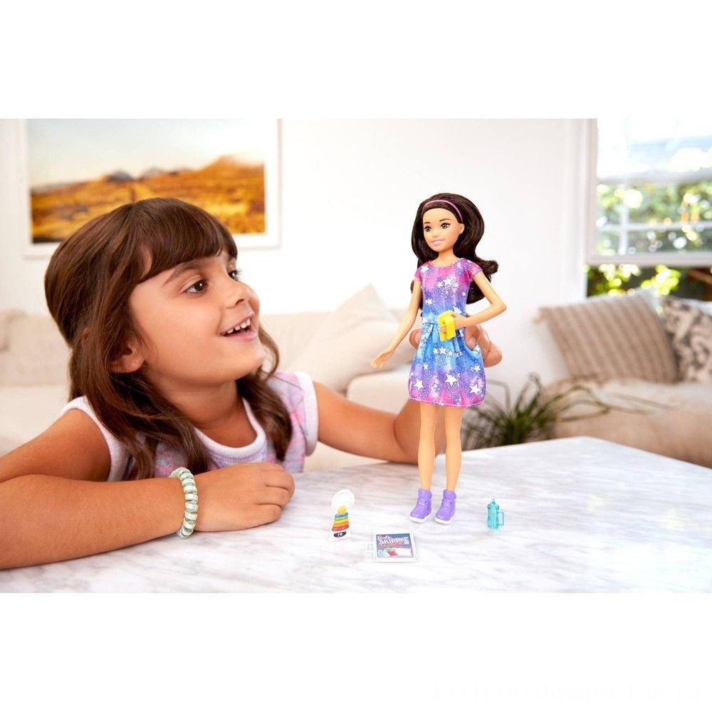 Barbie Skipper Babysitters Inc. Redhead Figurine Playset